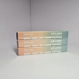 Peel Off Lip Liner Tattoo Set - Cool Cocoa, Neutral Mauve, Sun Brown